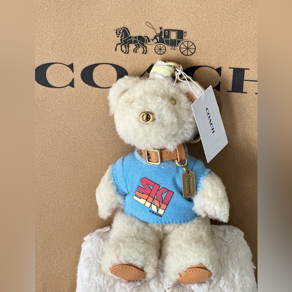 Coach Ski Bear Bag Charm NWT - Picture 3 of 6